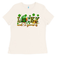 Bone Lucky and i gnome it St. Patrick's Day Ladies Tee - CowGirlArtShop
