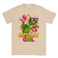 Mushroom 5 rd birthday girl t rex pink Classic Tee - CowGirlArtShop