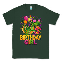 Sports Green 5 rd birthday girl t rex pink Classic Tee - CowGirlArtShop