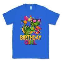 True Royal 5 rd birthday girl t rex pink Classic Tee - CowGirlArtShop
