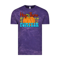 Cloud Purple Hey There Pumpkin Vintage Tee - FaDigitalArtStudio