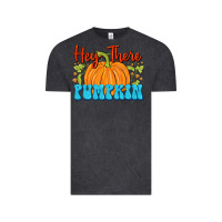Vintage Black Hey There Pumpkin Vintage Tee - FaDigitalArtStudio