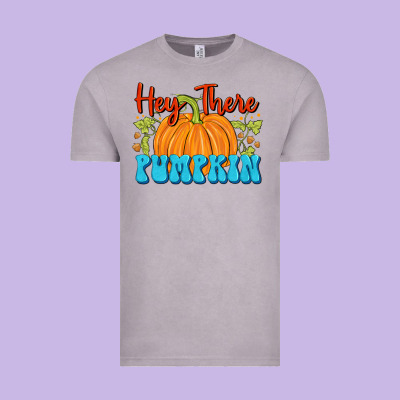 Hey There Pumpkin Vintage Tee Designed By Fadigitalartstudio