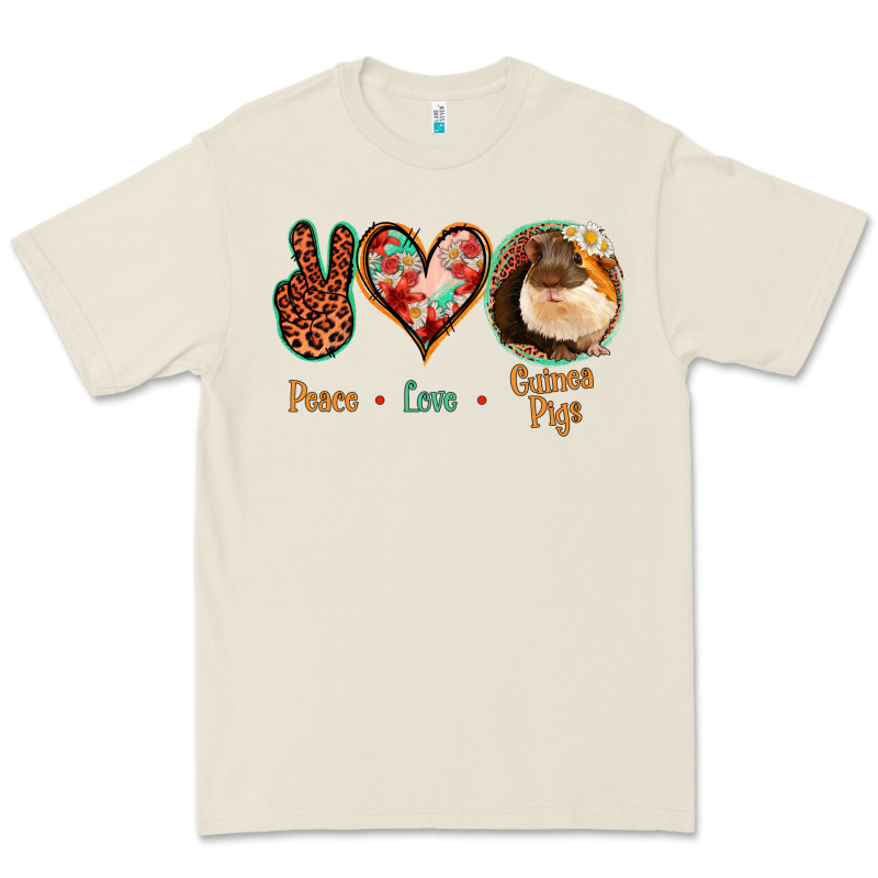 Peace Love Guinea Pigs Premium Tee by Jasminsmagicworld | Teevron