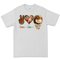 Dove Grey Peace Love Guinea Pigs Premium Tee - Jasminsmagicworld