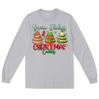 Moon Dust snow flakes and christmas cakes Long Sleeve Tee - FaDigitalArtStudio