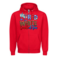 Red Red white loaded tea Zipper Hoodie - AdoDesignShop