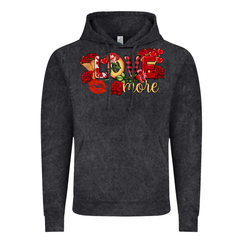 Love More Valentine's Day Vintage Hoodie by FaDigitalArtStudio | Teevron