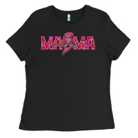 Black Mama neon lightning bolt mother's day Ladies Tee - HowdyJamesFarm