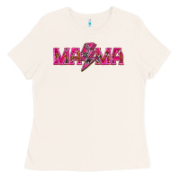 Bone Mama neon lightning bolt mother's day Ladies Tee - HowdyJamesFarm