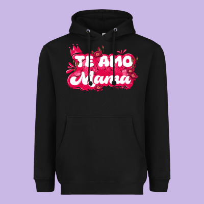Te Amo Mama Heavyweight Hoodie Designed By Jahusdesignshop