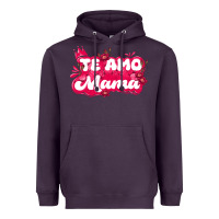 Plum te amo mama Heavyweight Hoodie - JahusDesignShop