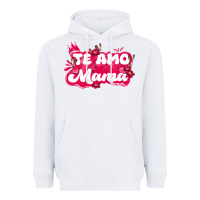 White te amo mama Heavyweight Hoodie - JahusDesignShop