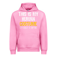 Fuchsia Pink human costume raptor halloween velociraptor lazy easy t shirt Urban Hoodie - baoMotion