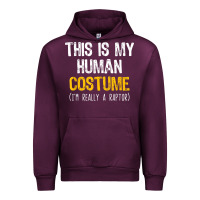 Mauve Wine human costume raptor halloween velociraptor lazy easy t shirt Urban Hoodie - baoMotion