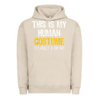 Pigment French Oak human costume raptor halloween velociraptor lazy easy t shirt Urban Hoodie - baoMotion