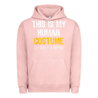 Pigment Salmon human costume raptor halloween velociraptor lazy easy t shirt Urban Hoodie - baoMotion