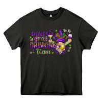 Mardi Gras Drinking Team With Gnome Heavy Core Tee | Teevron