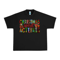 Black Christmas Spirit Activate Urban Heavy Tee - RanaPortraitStore