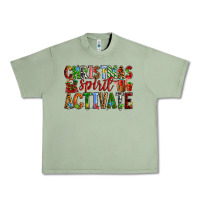 Oil Green Christmas Spirit Activate Urban Heavy Tee - RanaPortraitStore