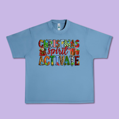 Christmas Spirit Activate Urban Heavy Tee Designed By Ranaportraitstore