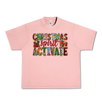 Salmon Christmas Spirit Activate Urban Heavy Tee - RanaPortraitStore