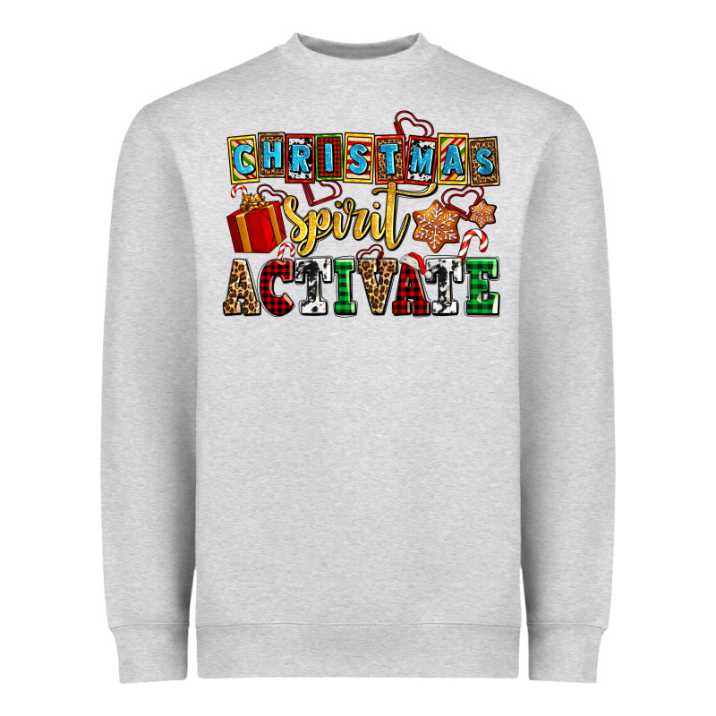 Christmas Spirit Activate Heavyweight Sweatshirt by AdoDesignShop | Teevron