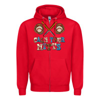 Red calm your mitts Zipper Hoodie - AdoDesignShop
