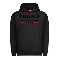 Pigment Black donald trump 2024 take america back Urban Hoodie - baoMotion