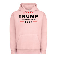 Pigment Salmon donald trump 2024 take america back Urban Hoodie - baoMotion