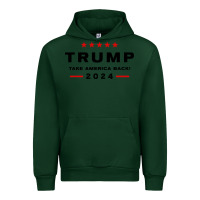 Forest Green donald trump 2024 take america back Urban Hoodie - baoMotion