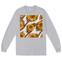 Moon Dust baseball sunflowers and leopard seamless pattern Long Sleeve Tee - BundleAndBundleShop