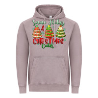 Vintage Zinc snow flakes and christmas cakes Vintage Hoodie - FaDigitalArtStudio