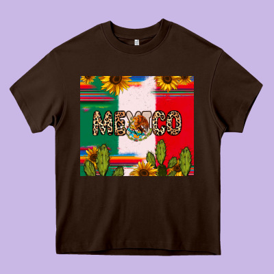 Mexico Heavy Core Tee Designed By Ranaportraitstore