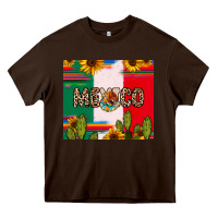 Chocolate Brown Mexico Heavy Core Tee - RanaPortraitStore
