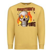 Antique Gold everythings fine Premium Sweatshirt - JahusDesignShop