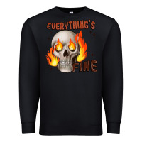 Black everythings fine Premium Sweatshirt - JahusDesignShop