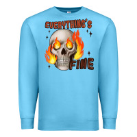 Ocean Blue everythings fine Premium Sweatshirt - JahusDesignShop