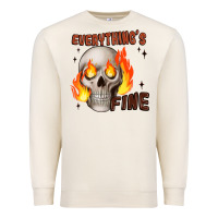 Sandshell everythings fine Premium Sweatshirt - JahusDesignShop