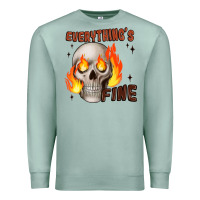 Seafoam everythings fine Premium Sweatshirt - JahusDesignShop