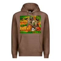 Chestnut Trick Rawr Treat Premium Hoodie - LillyAllenDesigns