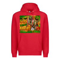Red Trick Rawr Treat Premium Hoodie - LillyAllenDesigns