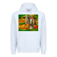 White Trick Rawr Treat Premium Hoodie - LillyAllenDesigns