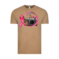 Vintage Coffee floral cancer ribbon vintage camera Vintage Tee - FaDigitalArtStudio