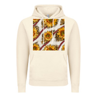 Vintage Artic baseball sunflowers and leopard seamless pattern Vintage Hoodie - BundleAndBundleShop