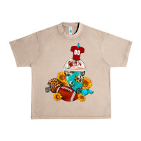 French Oak Football Frappe Coffee Urban Heavy Tee - FaDigitalArtStudio