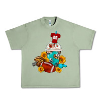 Oil Green Football Frappe Coffee Urban Heavy Tee - FaDigitalArtStudio