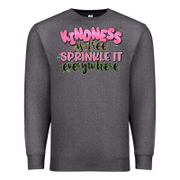 Charcoal Heather kindness is free sprinkle it everywhere Premium Sweatshirt - JahusDesignShop