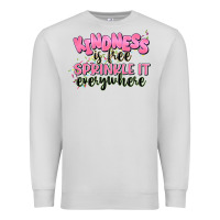 Dove Grey kindness is free sprinkle it everywhere Premium Sweatshirt - JahusDesignShop
