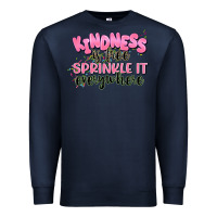 Navy kindness is free sprinkle it everywhere Premium Sweatshirt - JahusDesignShop